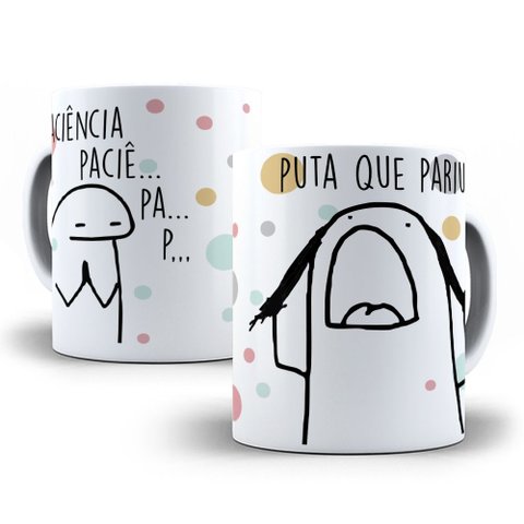 Caneca Meme Flork – Ironia em Forma de Porcelana