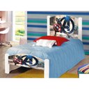 Ver imagem 1 de Cama Montessoriana Infantil Solteiro Adesivada Super Herói