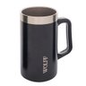 Caneca Térmica para Cerveja de Aço Inox 500ml ? Preta - 1
