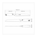 Ver imagem 5 de Faca para Pão Tramontina Sublime em Aço Inox 8 Polegada