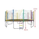 Ver imagem 3 de Cama Elástica 4,27m com 6 Pés Nacional Lona Colorida Profissional