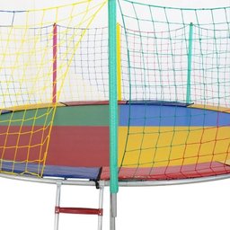Cama Elástica 4,27m com 6 Pés Nacional Lona Colorida Profissional - 2