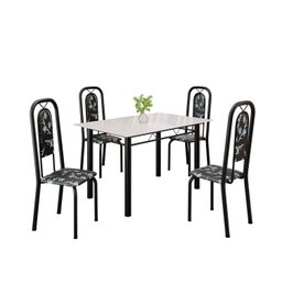Conjunto Sala de Jantar com 4 Cadeiras Lara - 2