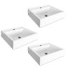 Kit 3 Cubas de Apoio Pia Sobrepor para Banheiro Lavabo - 1