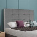Ver imagem 7 de Cabeceira Queen 158 cm Berlin Veludo Cinza Soon