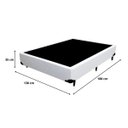 Ver imagem 4 de Cama Box Casal Branco Colchão Ortobom de Molas Ensacadas Airtech Springpocket
