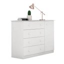 Ver imagem 4 de Quarto de Bebê com Berço Multifuncional Selena Branco Brilho – Phoenix