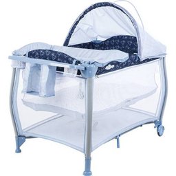 Berço Aconchego Dark Blue - 1