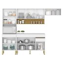 Ver imagem 2 de Cozinha Modulada Ambiente Line Composição 8 Supremo Freijó - Kits Paraná