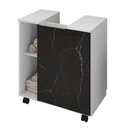Ver imagem 1 de Gabinete Gabinete para Banheiro Pequin Brando/nero - Bechara