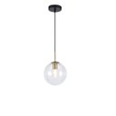 Ver imagem 1 de Pendente Glass Globo Esfera Transparente 20cm 1e27 Embu Led