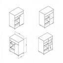Ver imagem 2 de Balcão Fruteira 1 Porta FR2003 Branco