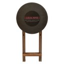 Ver imagem 3 de Mesa Bistrô Alta Dobrável de Madeira e Tampo Plástico 55cm Lojamfb® Bistrô Alta Dobrável Madeira