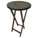 Ver imagem 1 de Mesa Bistrô Alta Dobrável de Madeira e Tampo Plástico 55cm Lojamfb® Bistrô Alta Dobrável Madeira