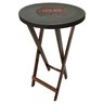 Mesa Bistrô Alta Dobrável de Madeira e Tampo Plástico 55cm Lojamfb® Bistrô Alta Dobrável Madeira - 1