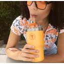 Ver imagem 3 de Copo Térmico Big T com Canudo 630ml Damasco Tupperware