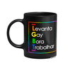 Caneca Lgbt - Levanta Gay - Preta - 1