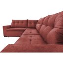 Ver imagem 6 de Sofa de Canto Retrátil e Reclinável com Molas Cama Inbox Oklahoma 3,65x2,51 ou 2,51x3,65 Vermelho