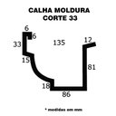 Ver imagem 3 de Calha Moldura C.33 2 Metro Galvanizada - 44 - Calhaforte
