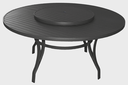 Ver imagem 3 de Jogo de Mesa 1,40m 6 Poltronas Indiana + Guarda Sol Piscina Jardim