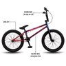 Bicicleta Aro 20 BMX Aço Hi-Ten Freio Tras U-Brake Chicago P03 Camaleão - D'Rossi DRossi - 7