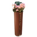 Ver imagem 1 de Vaso de Chão Decorativo Grande Torre -:marrom/70x20cm