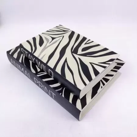 KIT 2 CAIXAS LIVRO ANIMAL PRINT - 4