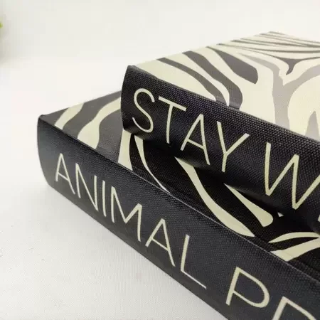 KIT 2 CAIXAS LIVRO ANIMAL PRINT - 7