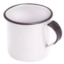 Ver imagem 1 de Caneca Xícara de 70ml Chá Café Esmaltadas Agata Cozinha Branca