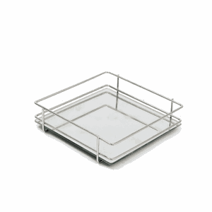 Bandeja com Espelho Decorativa P/ Maquiagem Banheiro Lavabo Pgb Bandeja Decorativa