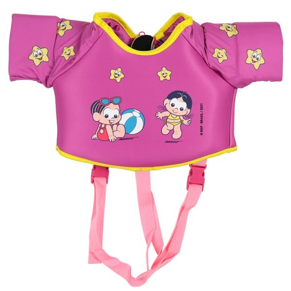 Boia Colete com Mangas Infantil Salva Vidas Rosa Belfix 89400 - 2