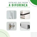 Ver imagem 6 de Guarda Roupa Casal Bolívia com Espelho 6 Portas 100% MDF Linhamobília Branco