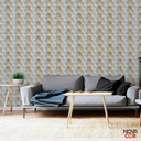 Ver imagem 3 de Papel de Parede Estampa Cubos Coloridos Geométrico Decorativo Adesivo