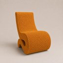 Ver imagem 4 de Poltrona Decorativa Marina Bouclê Moscow Design Orgânico Moderno