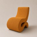 Ver imagem 3 de Poltrona Decorativa Marina Bouclê Moscow Design Orgânico Moderno