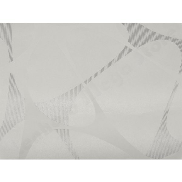 Papel de Parede - Branco Gelo com Arabescos Cinza - Rolo com 10m X 53cm - Lms-ppy-8121 - 2