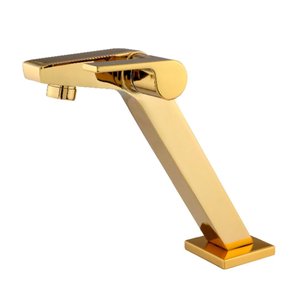 Torneira 61017 para Banheiro Luxo Requinte Dourado 1/4 Volta