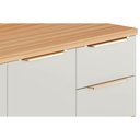 Ver imagem 5 de Cozinha Completa Sauvignon 5 Peças (2aéreos+2balcões+1torrequente) C5p90 Amendoa/grafite - Ronipa