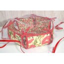 Ver imagem 4 de Cesta de Pão em Tecido Dupla Face - Pimenta Vermelha