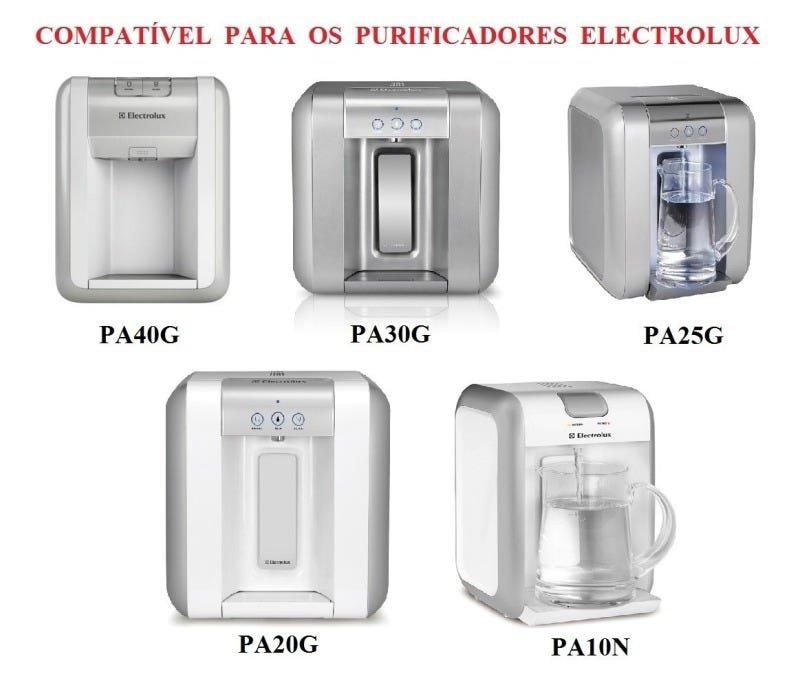 Filtro Refil para Purificador Electrolux PAPPCA10 Original Kit 3 Peças - 4