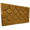 Ver imagem 2 de Cabeceira Casal 1.60 Queen Kassi Suede:Terra Cota