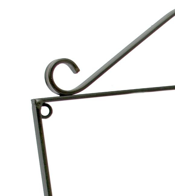 Cabide Porta Toalha de Rosto de Ferro para Banheiro Rustico Colonial Libertas Rosas Artesanato - 3