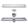 Ralo Linear 50cm Inox Anti Odor Anti Inseto Banheiro Lavabo Area Externa Jardim Quintal Higienico Se - 6