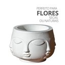Ver imagem 4 de Vaso Decorativo Tarsila 10cm Artesanal em Cimento Branco