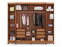 Ver imagem 2 de Guarda Roupa Imperial Casal 6 Portas - 6g Freijó - Batrol - Freijo/offwhite