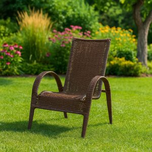 Kit 2 Cadeiras Paris Area Externa, Jardim Junco Bronze