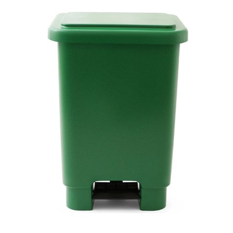 Lixeira 100l Retangular C/ Pedal Verde Lar Plasticos 253