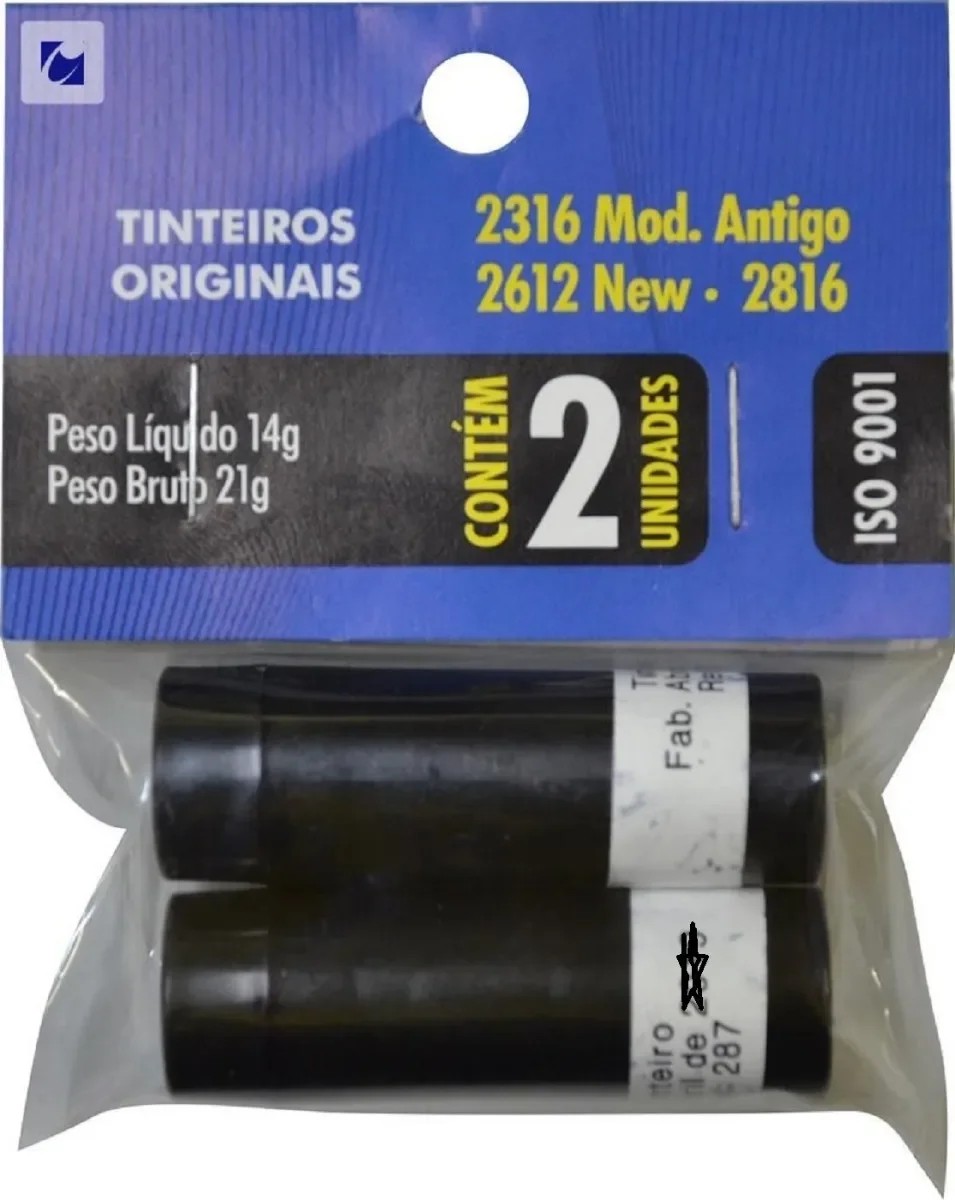Kit 04 Un Tinteiro Original Fixxar P Etiquetadora Mx 2612