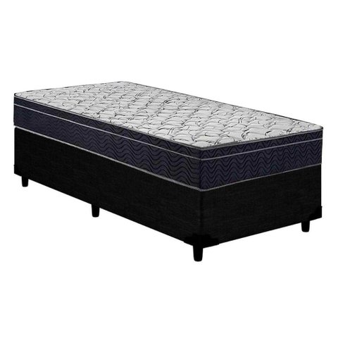 Conjunto Box Solteiro: Colchão Anatômico Ortobom D45/ep Airtech 150 Ortopilow + Base Crc Courano