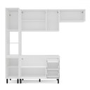 Ver imagem 3 de Cozinha Completa Meena 8 Portas 3 Gavetas 40250054 Branco - Politorno